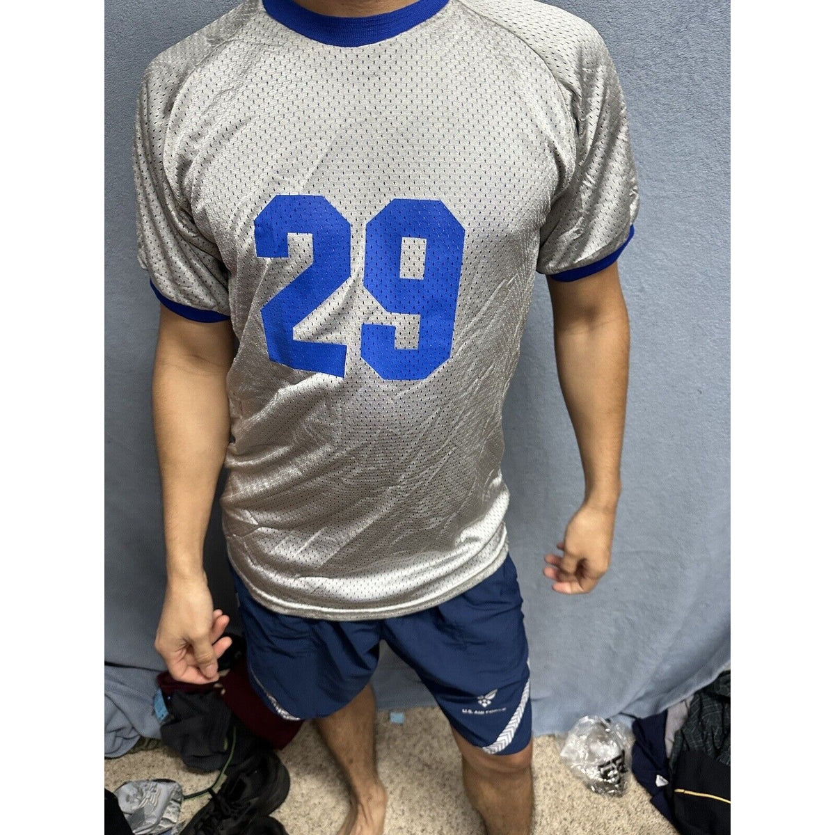 Men’s USAFa Air Force Academy Cadet Team Jersey Double Sided Size Medium