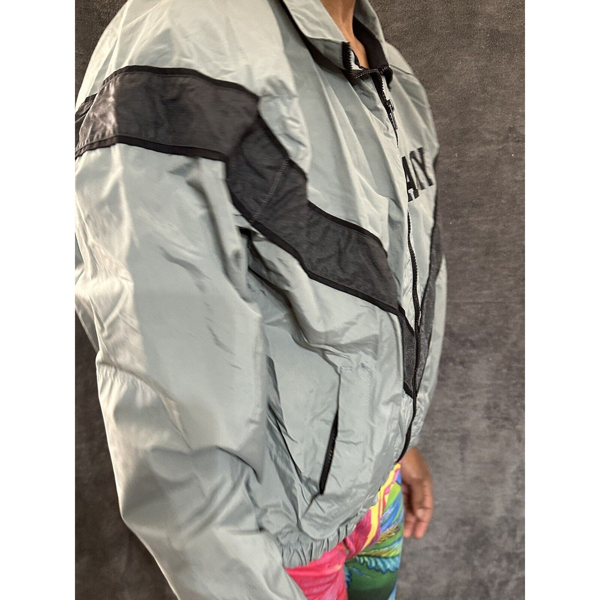 Men’s Army Jacket PFU Gray Uniform Large Short