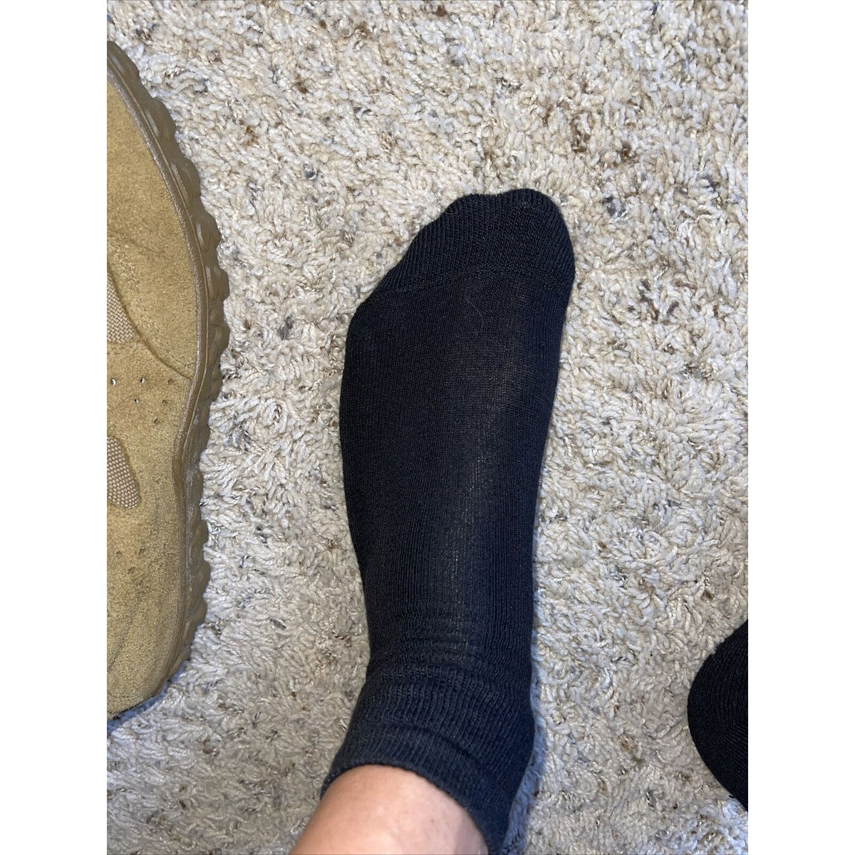 men's hanes black X-temp socks