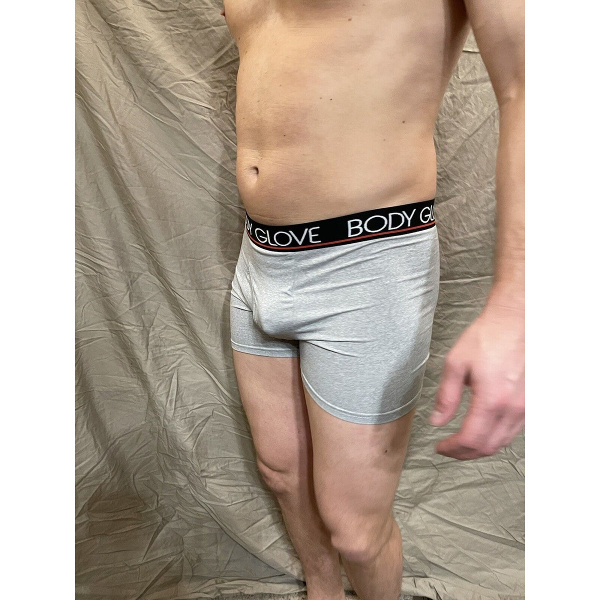 men's gray Body Glove Boxer Briefs Medium