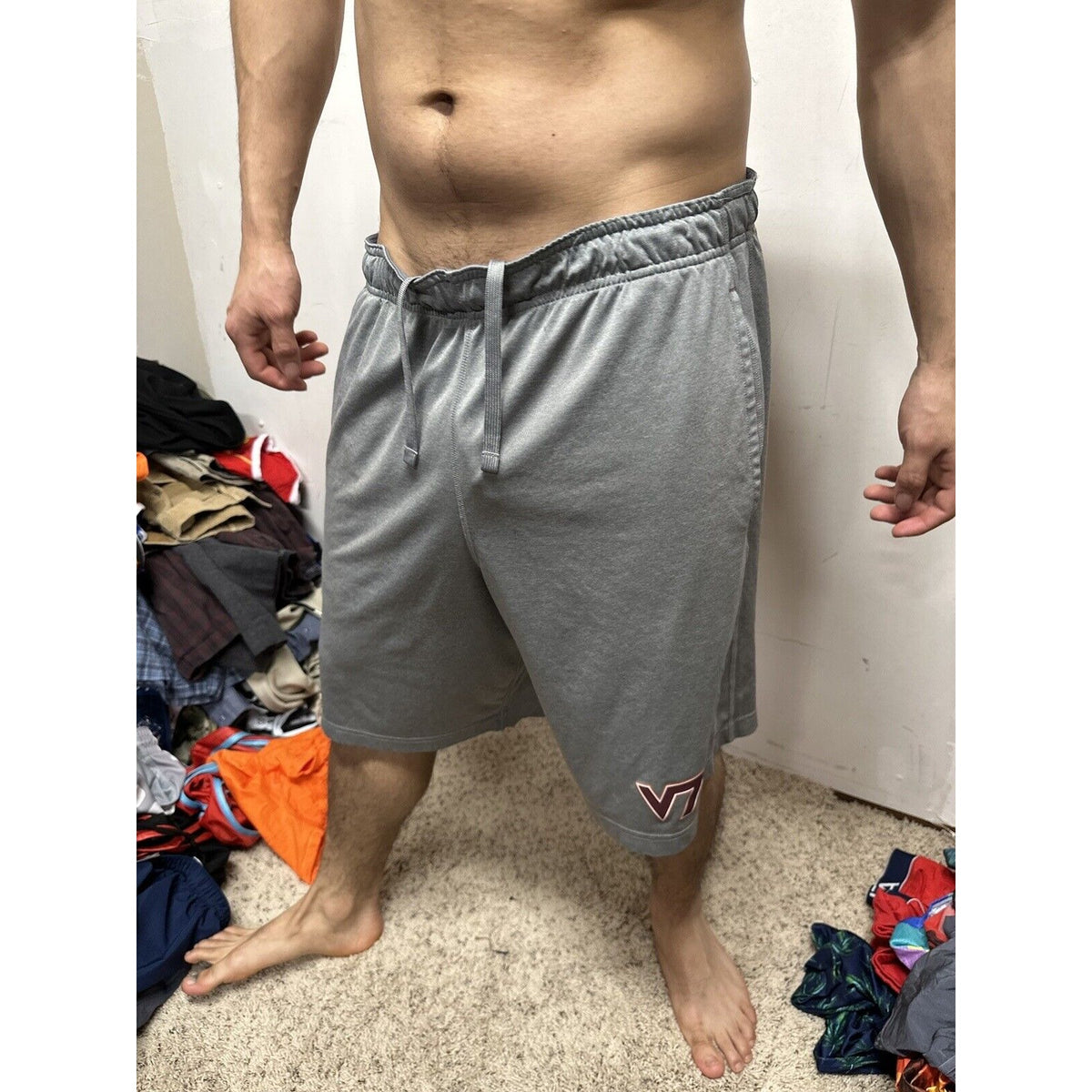 Men’s Gray Virginia Tech VT Shorts Nike Medium