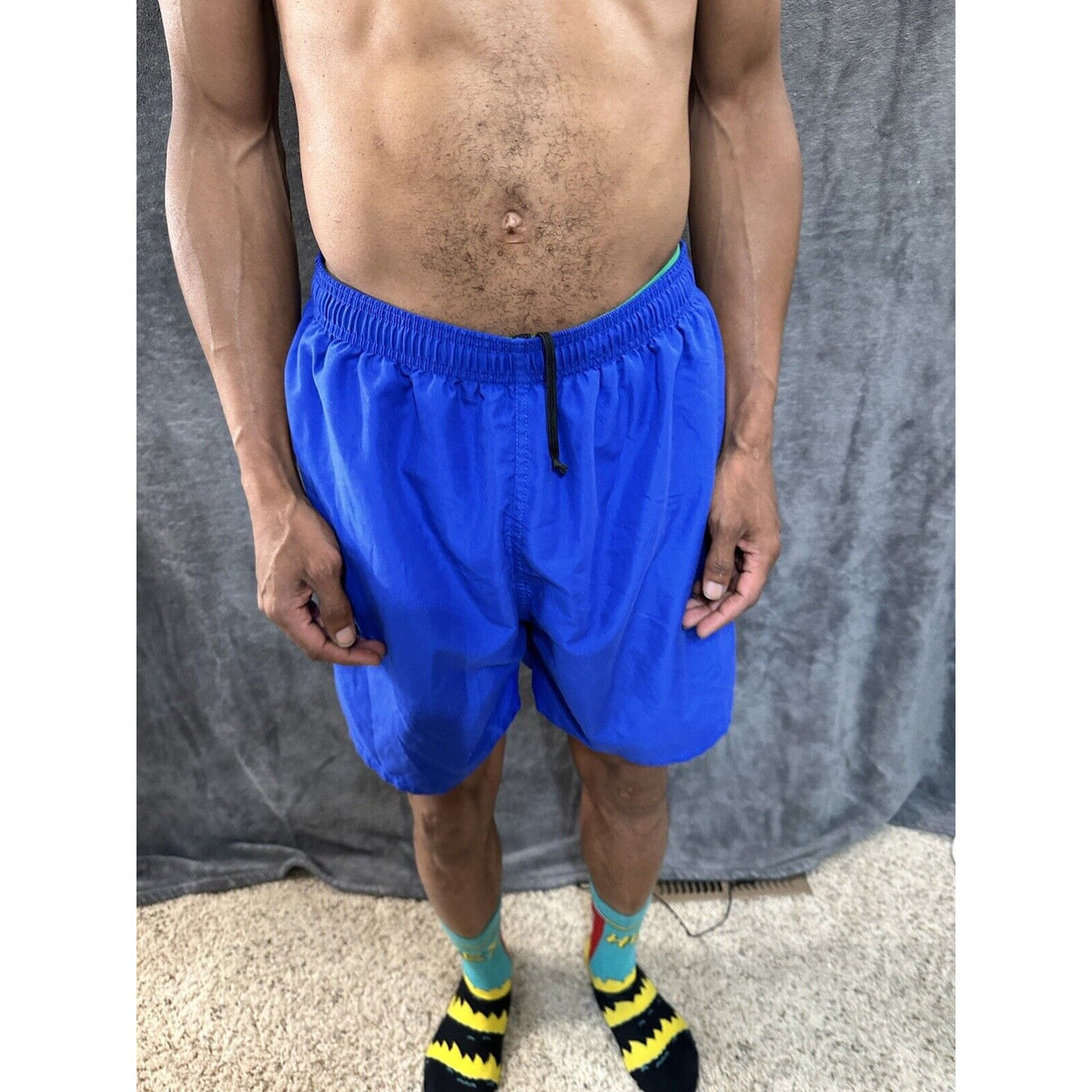 Men’s Blue Large USAFA Cadet Dolfin Swim Trunks Issued Air Force Academy