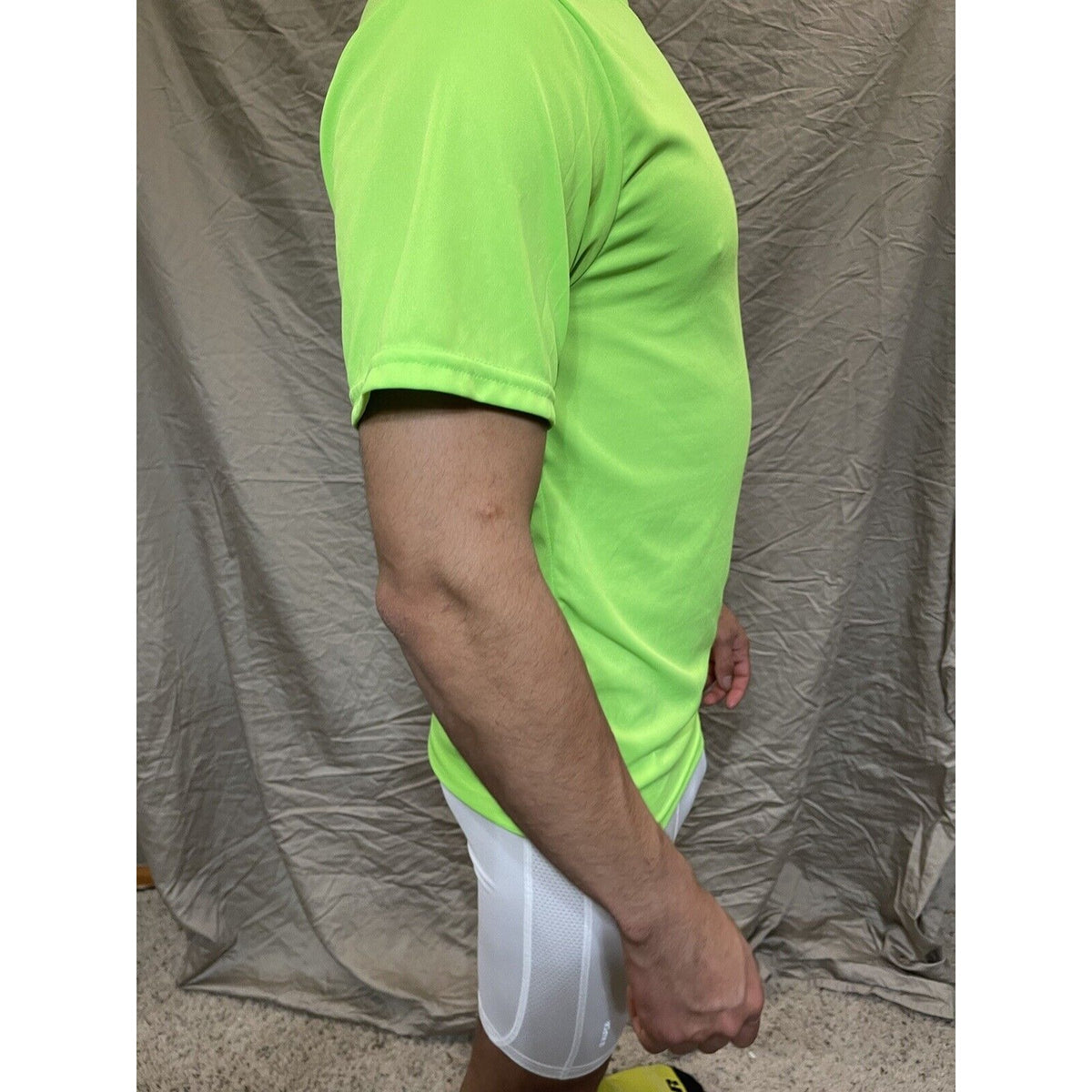 Men's Augusta Sportswear Moisture Management Athletic shirt Neon Green Medium
