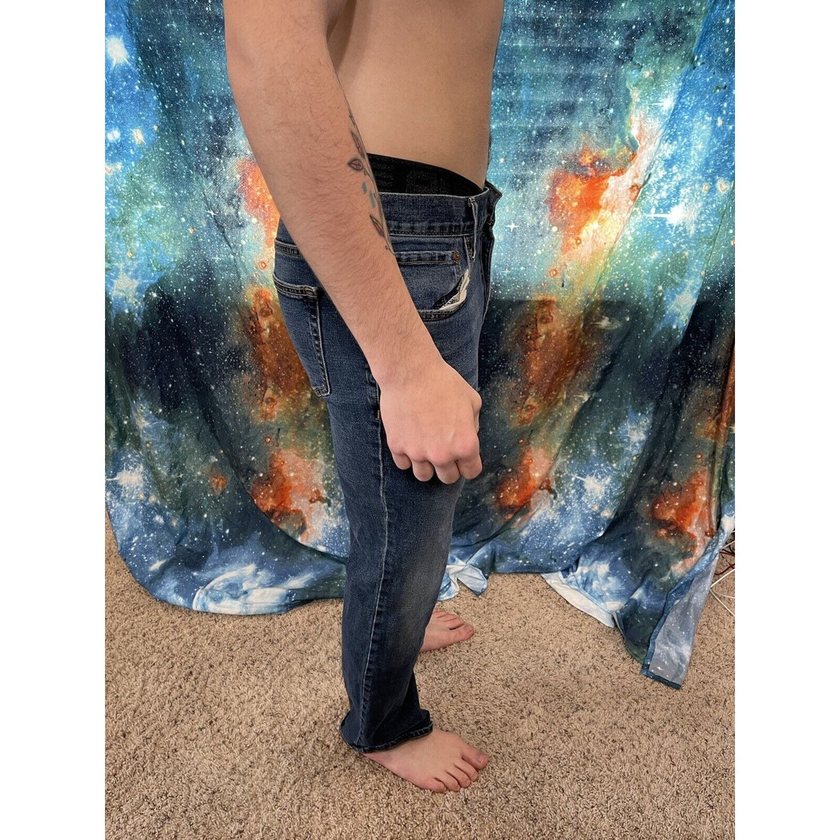 Men's Old Navy Boot-cut 30 x 32 blue jeans