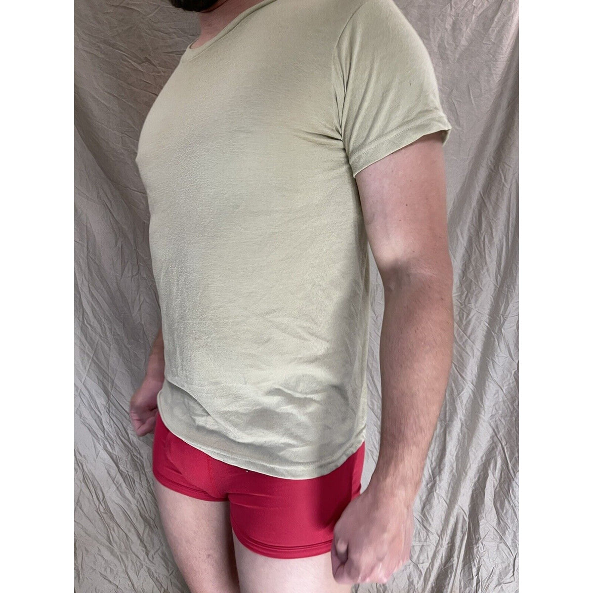 men's medium desert sand heart and core t-shirt usafa cadet military