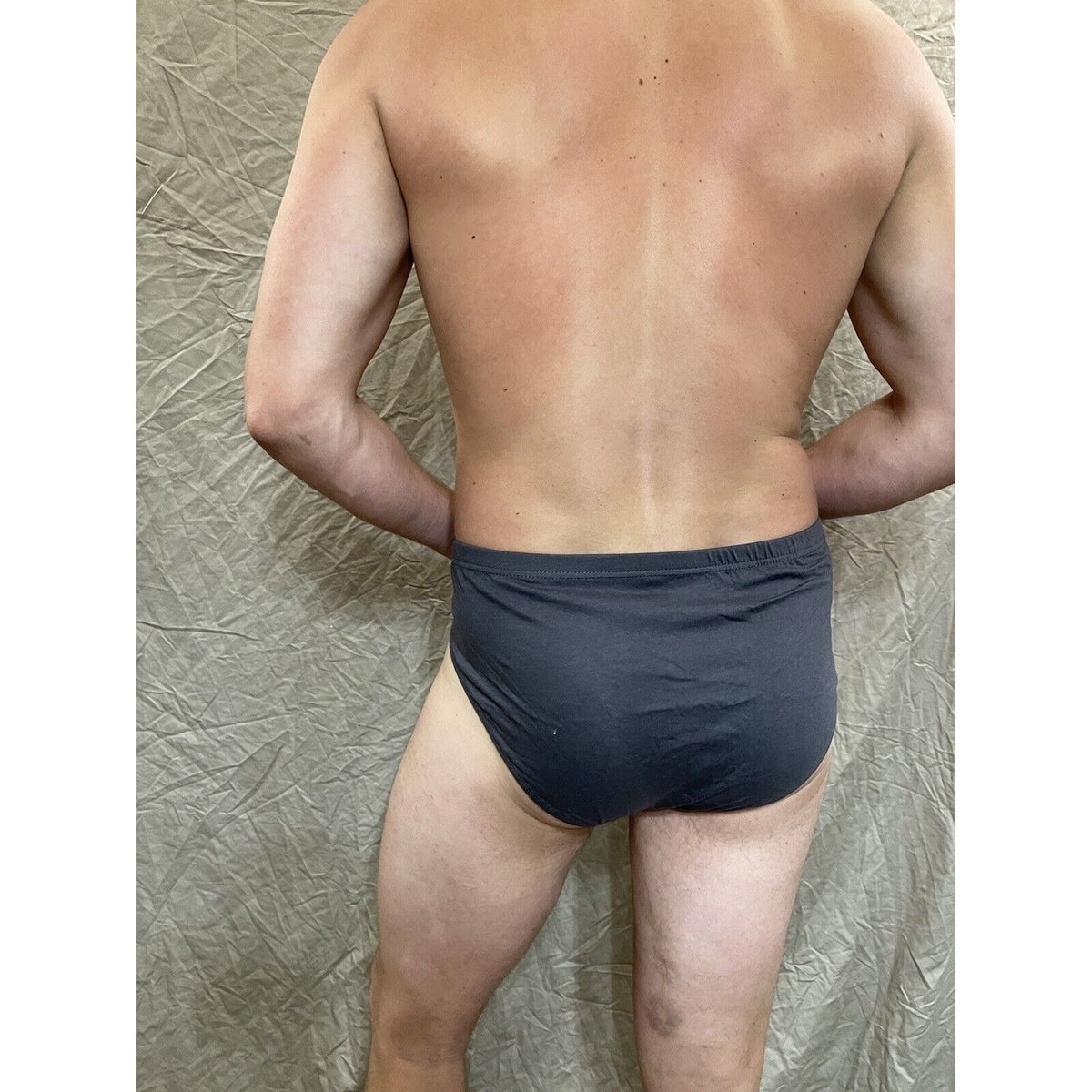 men's papi medium gray XL brief cotton