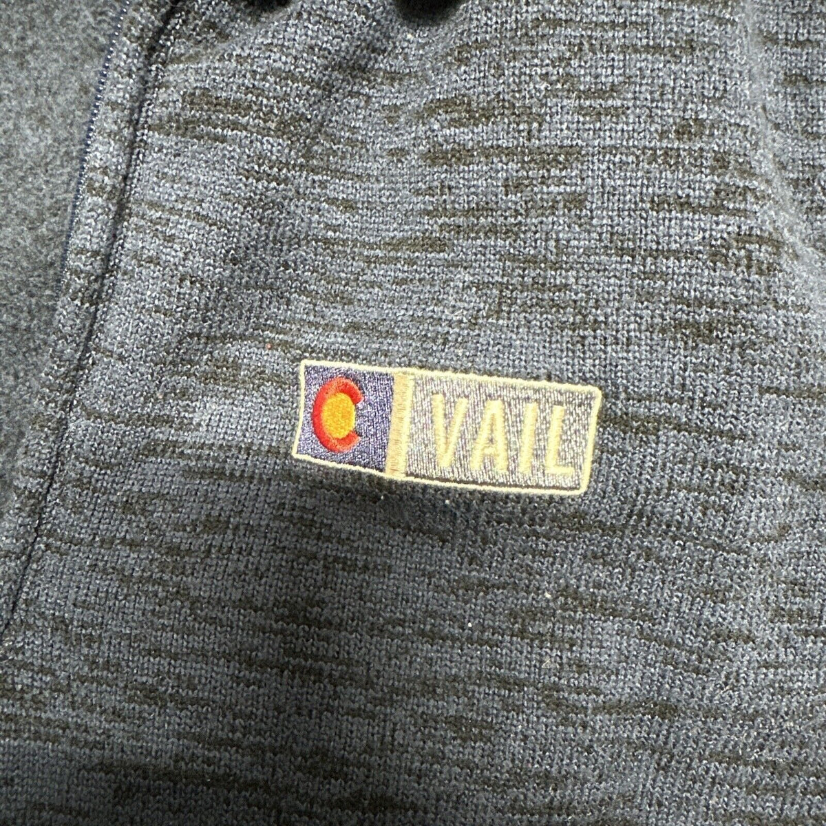 Men’s Blue 1/4 Zip Pullover Colorado Vail Gear For Sports Sweater