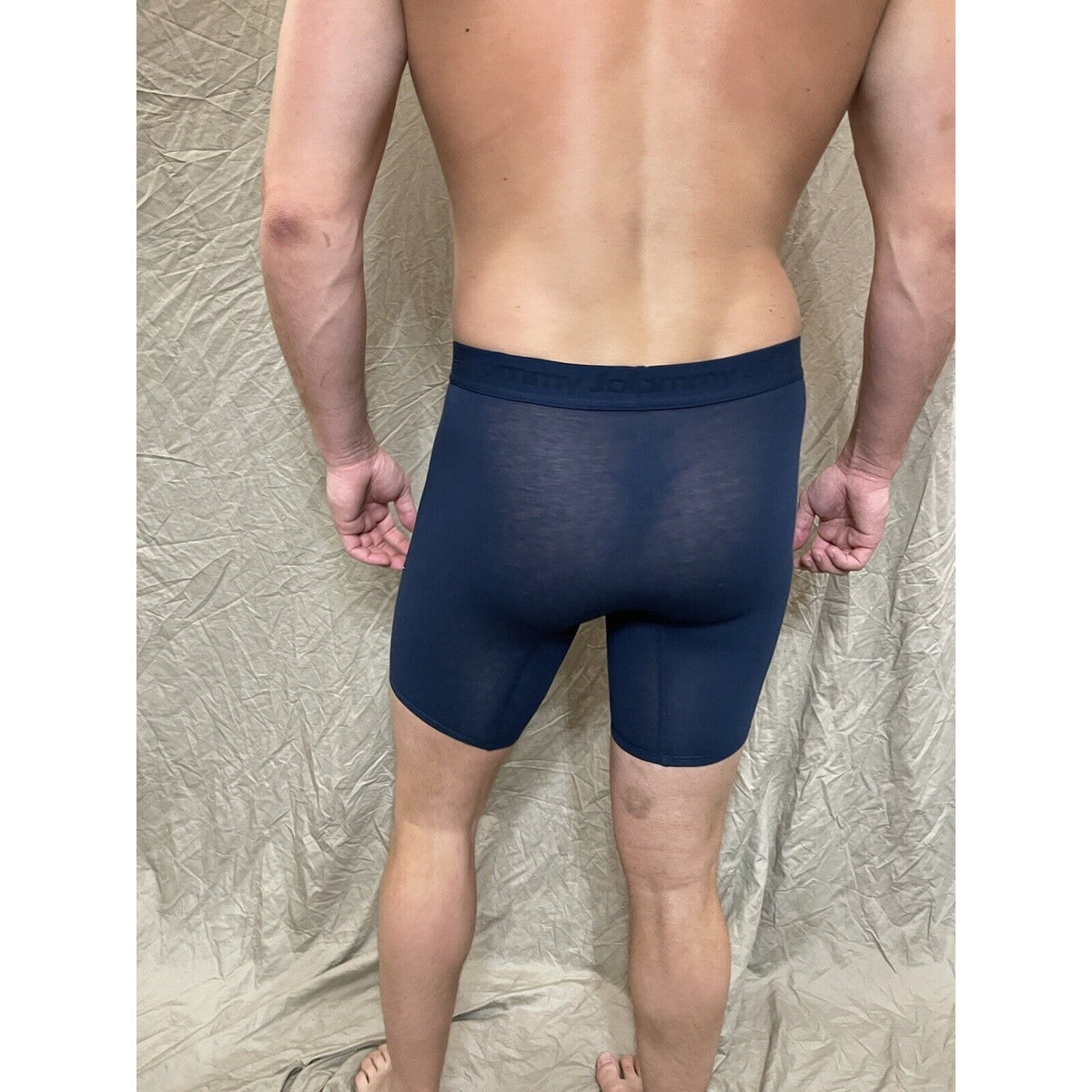men's Dress Blue tommy john cotton basics boxer brief Medium