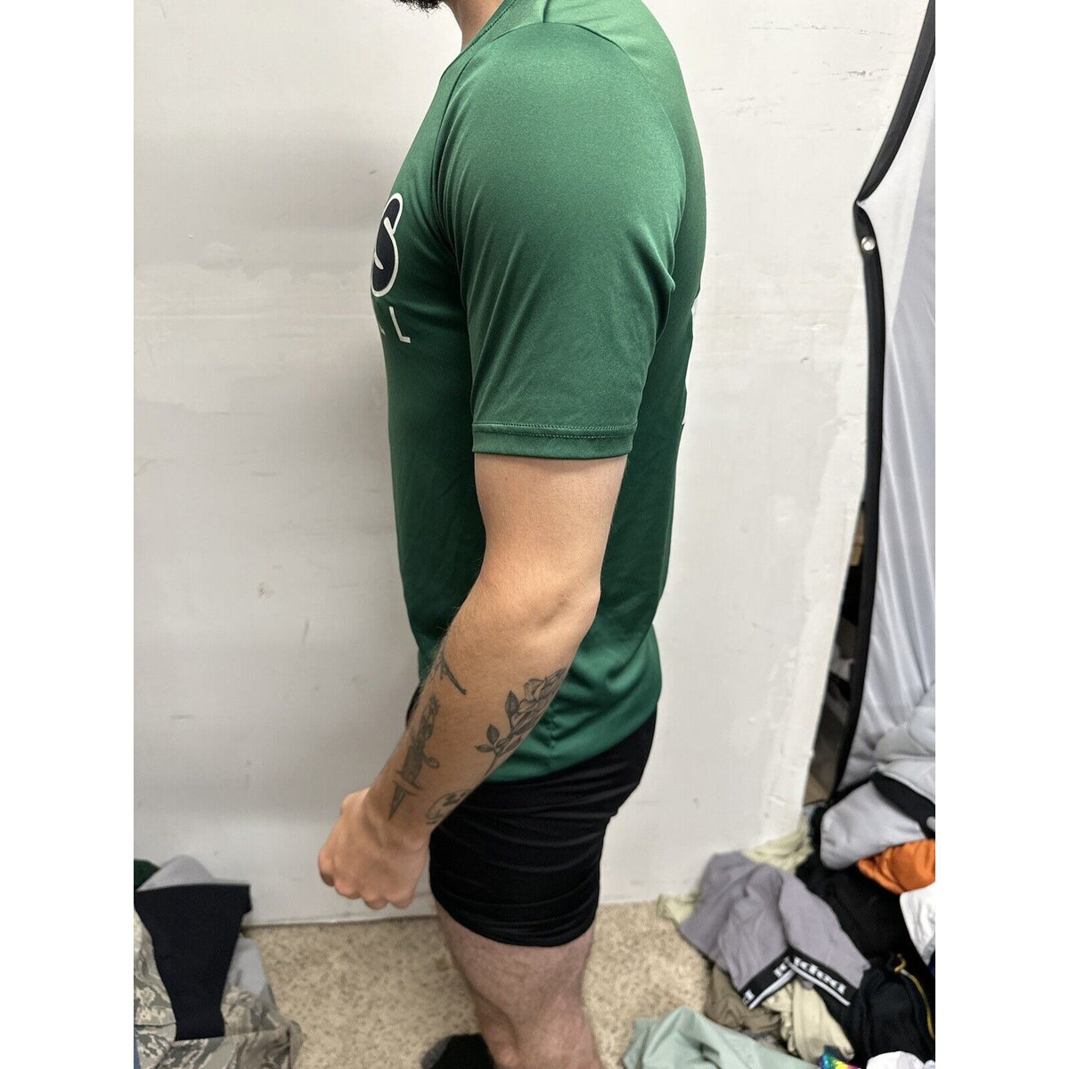 Men’s Small Green A4 Hawks Baseball Shirt Jersey