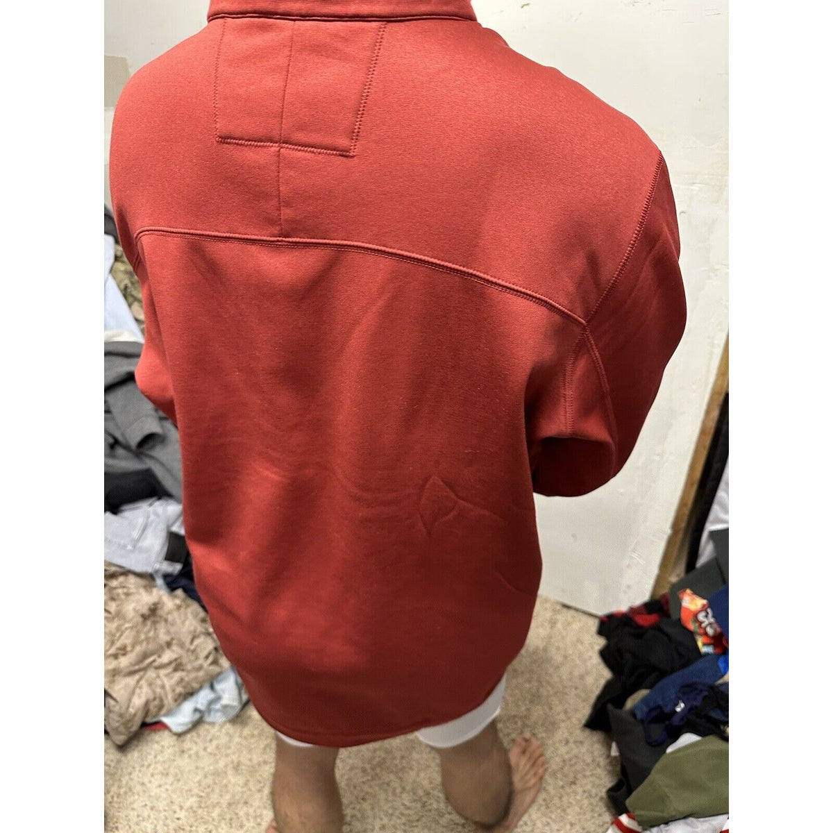 Men’s XXL Red Bowling 1/4 Zip Pullover Nike Golf College Shirt