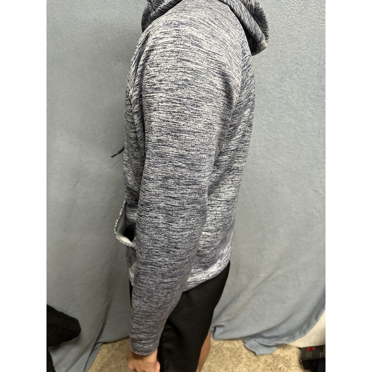 Men’s Blue And Gray Small Sport-tek Pine Creek High School Hockey Pullover Hoodi
