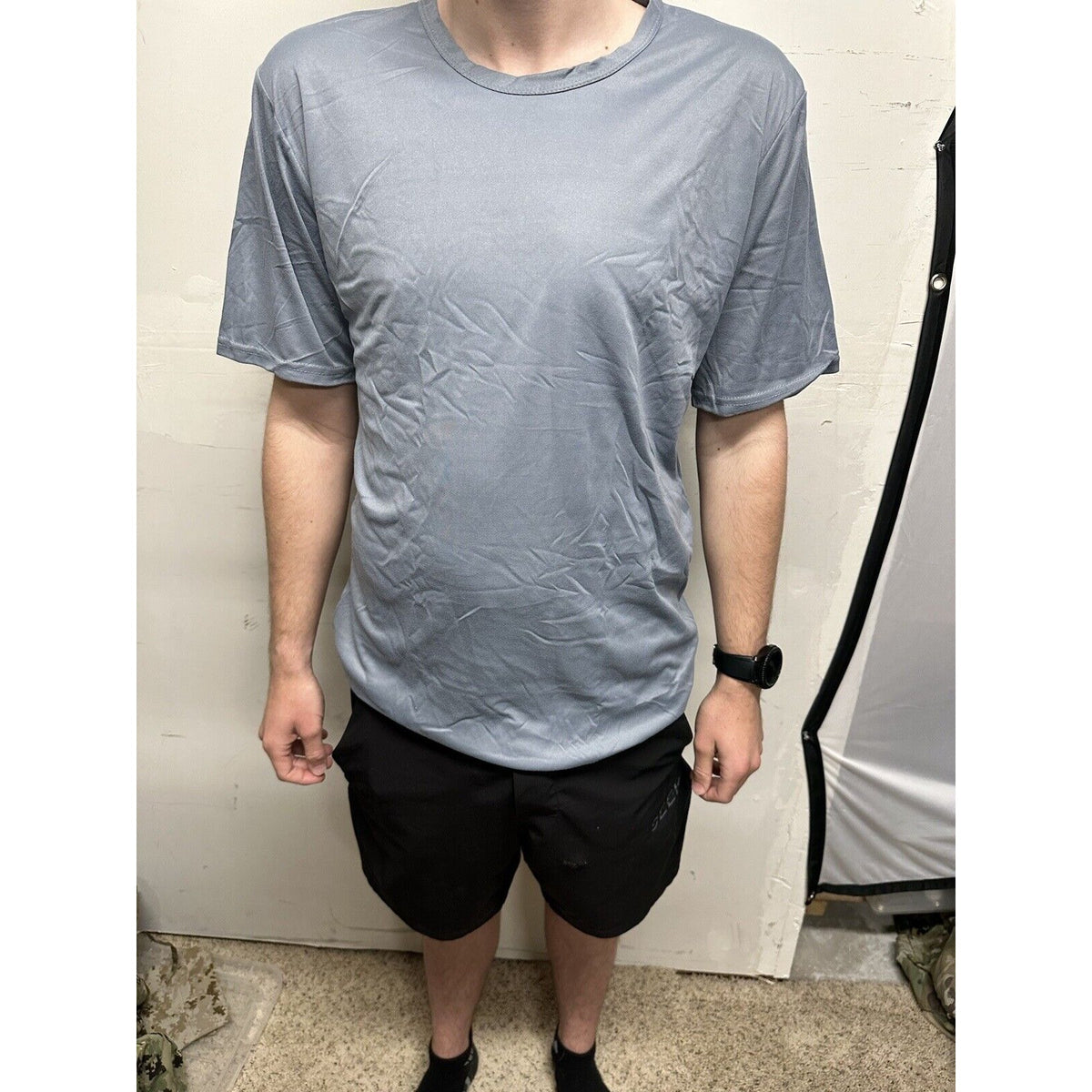 Men’s TKO Large Gray Short Sleeve Tshirt  polyester