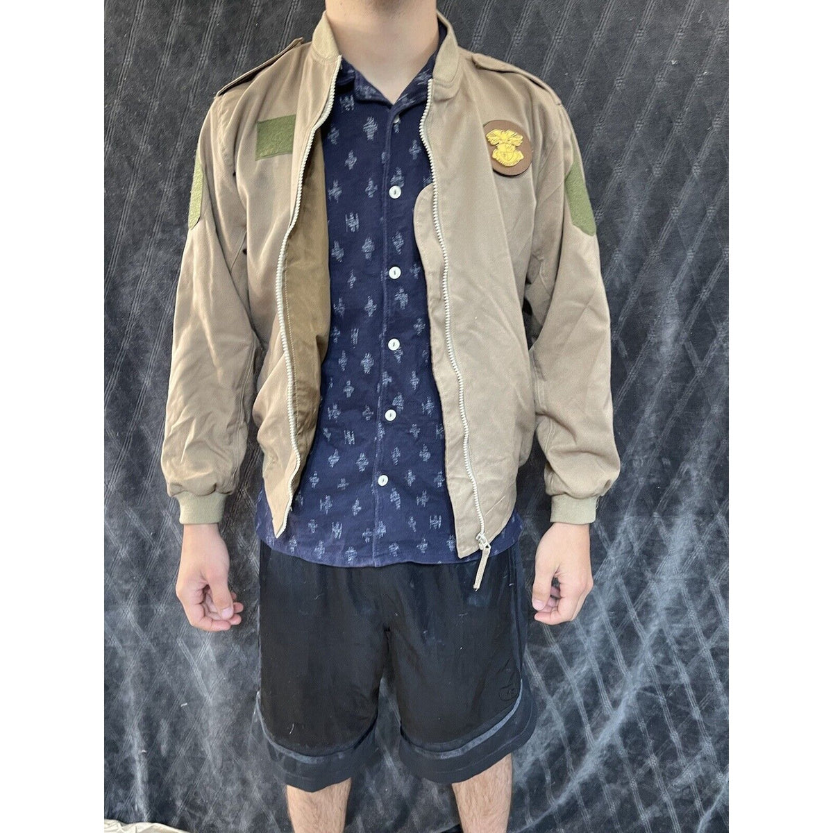 men’s small khaki indonesia Air Force cadet uniform jacket cipta karunia sejati