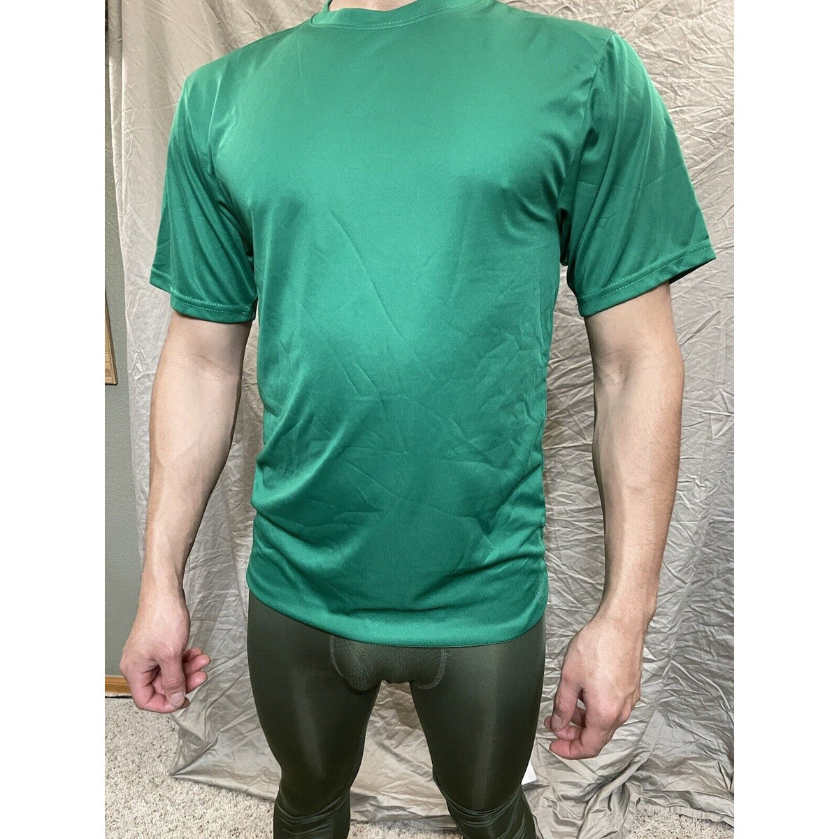 Men's Augusta Sportswear Moisture Management Athletic shirt teal Green Small
