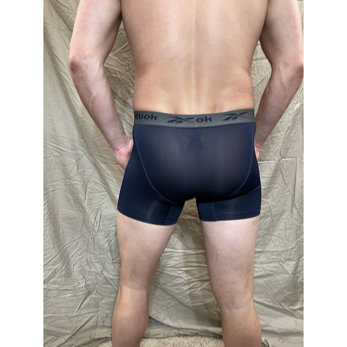 Men's dark blue reebok small compression shorts New And Never Worn