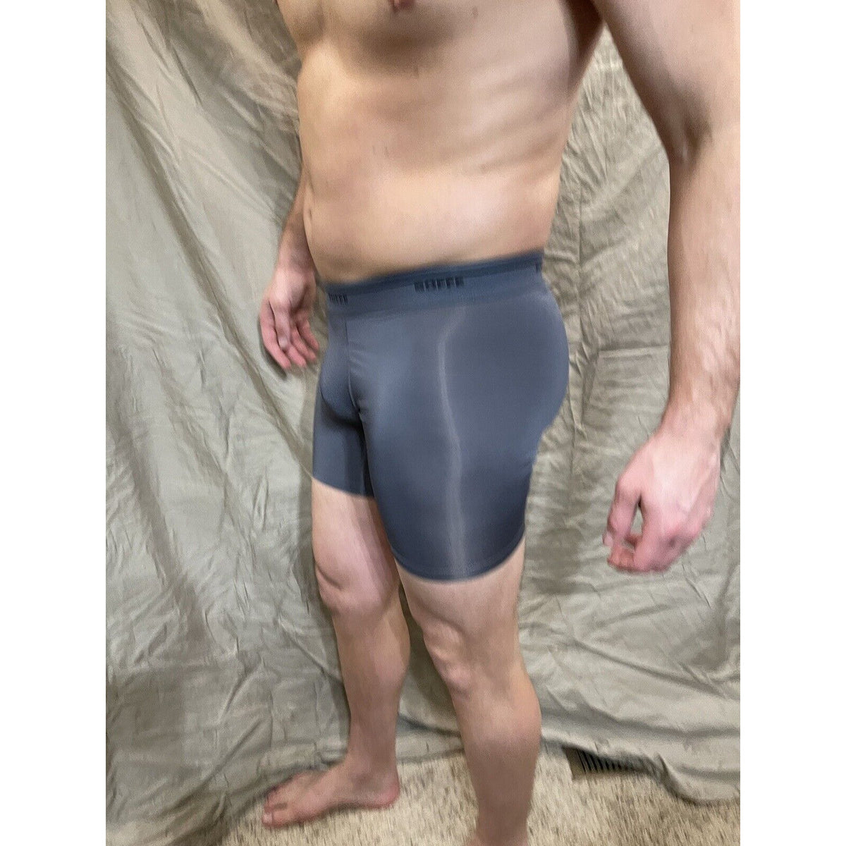 Men's Soffe base layer gunmetal compression shorts XL  New And Never Worn