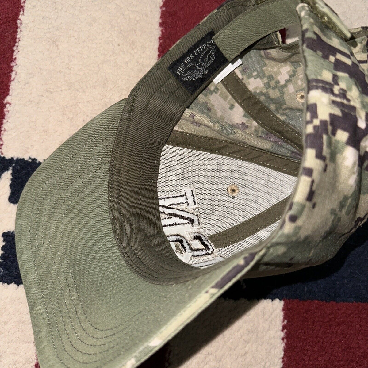 Men’s US Navy Camo Hat Cap Ballcap Adjustable Fire For Effect