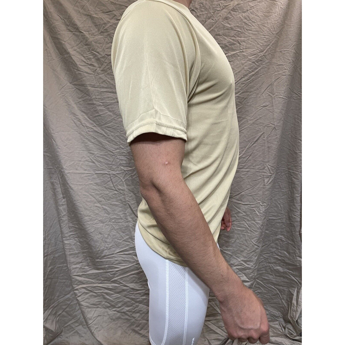 Men's Augusta Sportswear Moisture Management Athletic shirt Gold Small