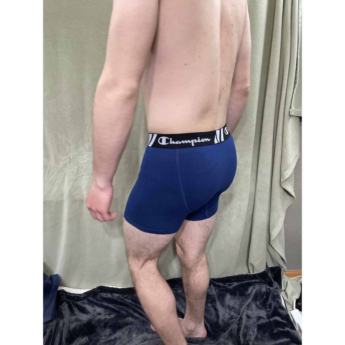 Men’s Champion Royal Blue Boxer Briefs Size Medium