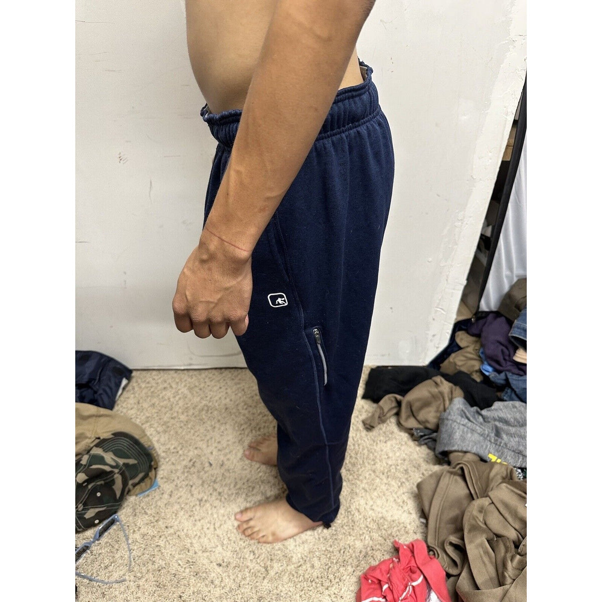 Men’s AND1 Dark Blue Medium Sweat Pants Polyester