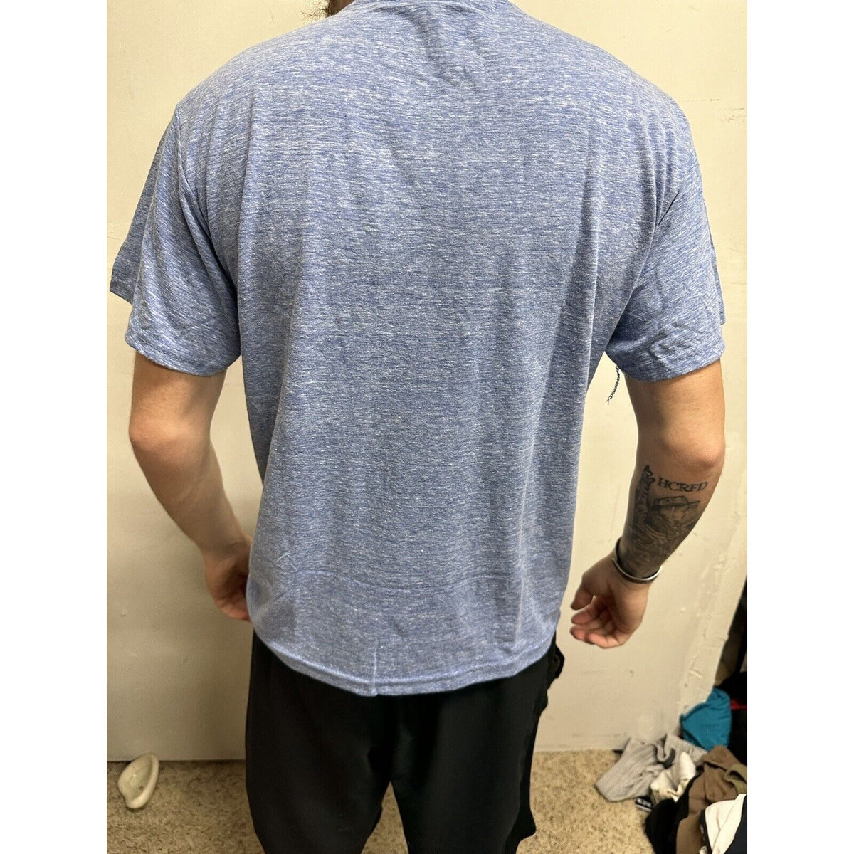Star Wars Men’s Blue Tshirt Large Droids