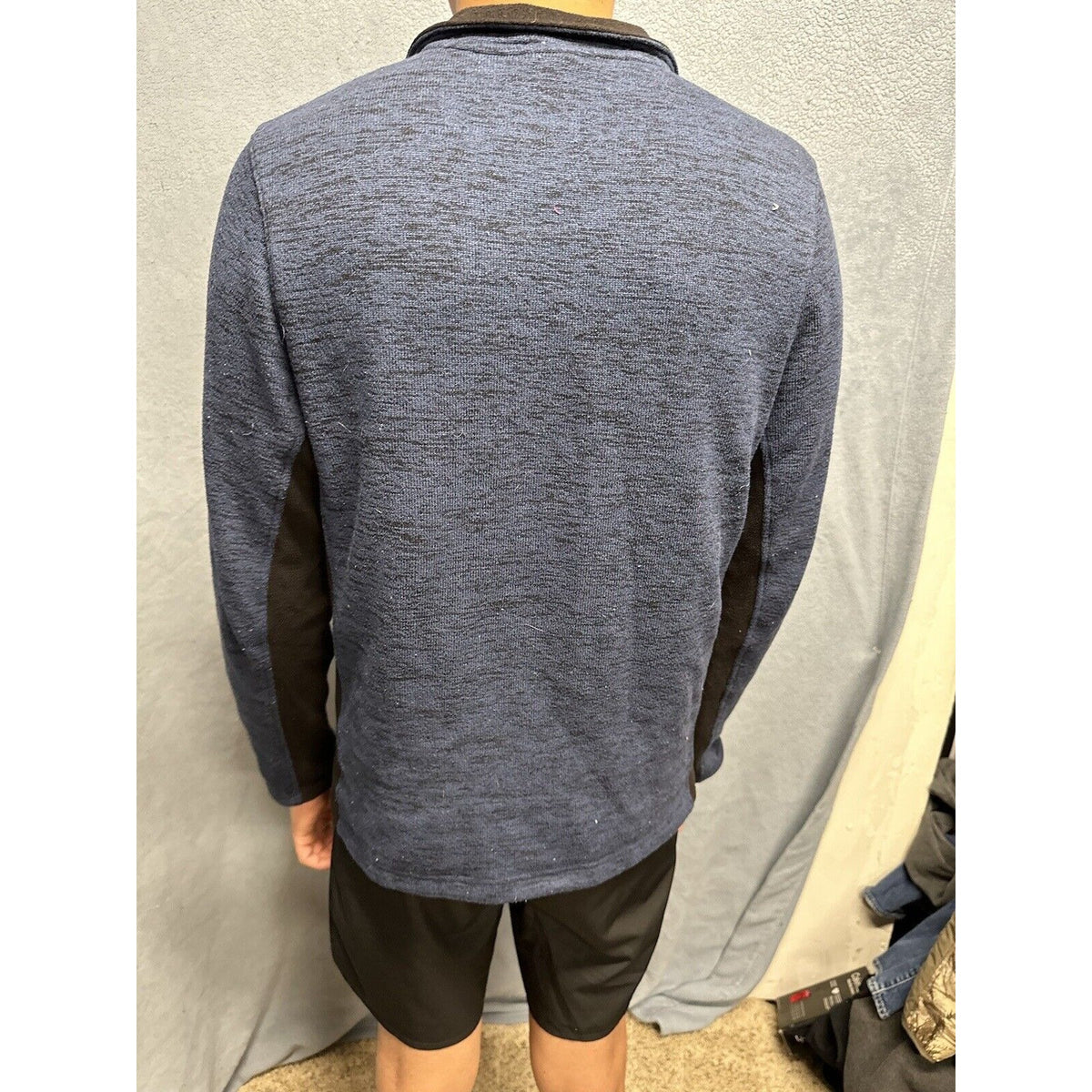 Men’s Blue 1/4 Zip Pullover Colorado Vail Gear For Sports Sweater