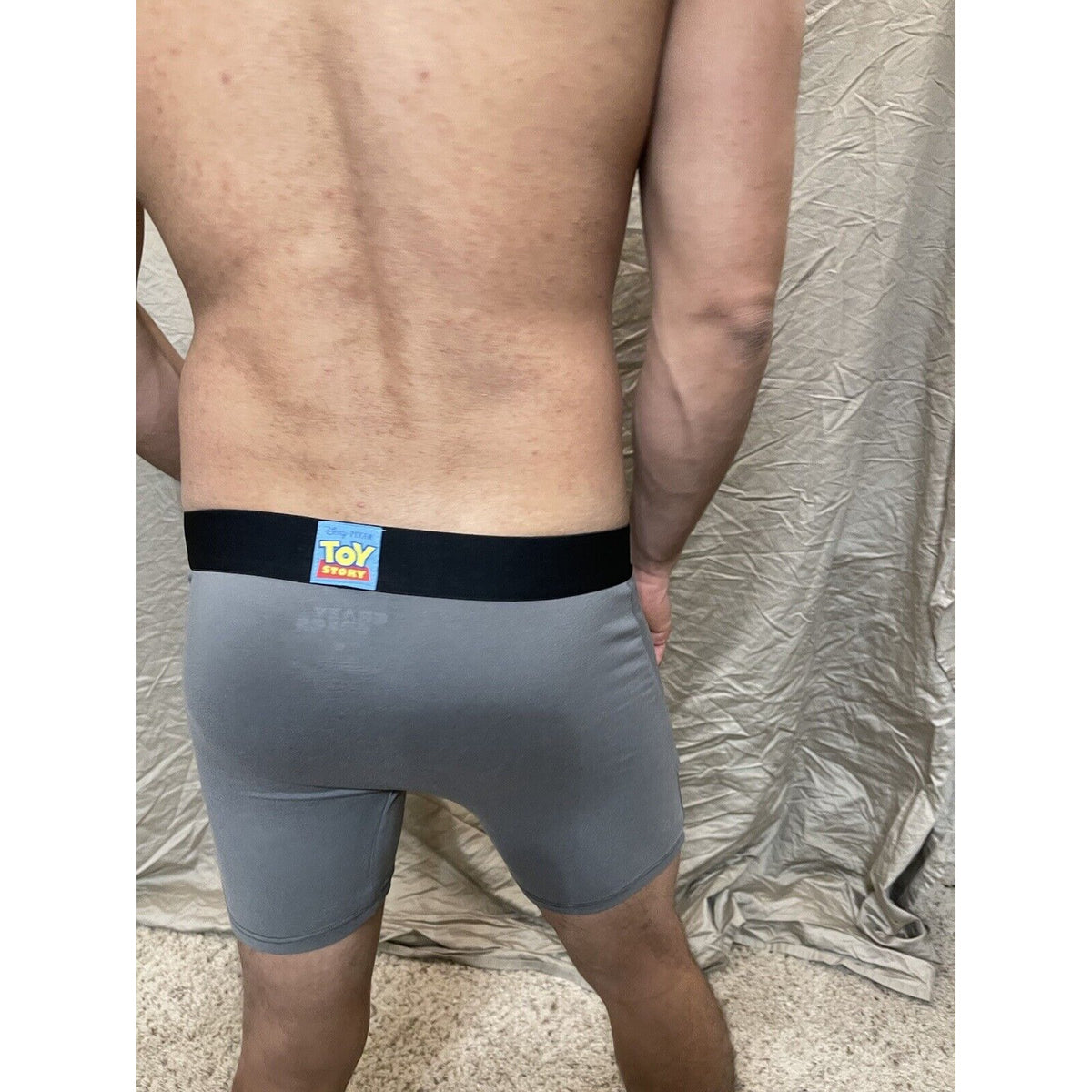men's gray medium crazy boxer compression new and unworn Toy Story