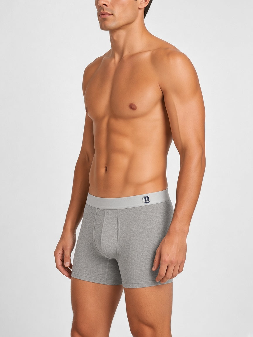 lululemon heather gray boxer briefs - side view